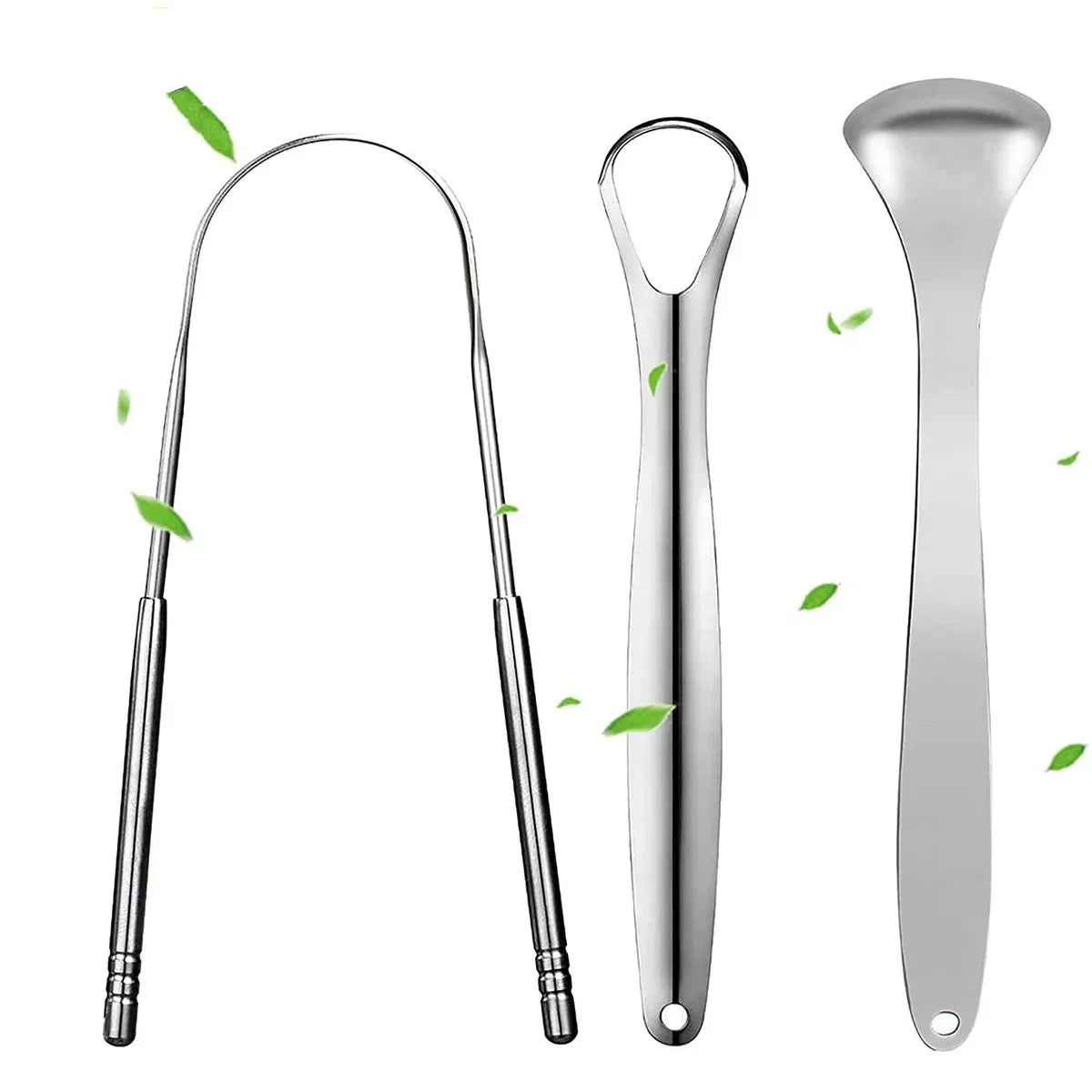 FreshArc™ Stainless Steel Tongue Scraper