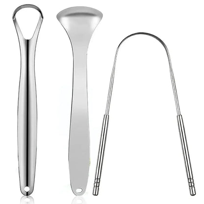 FreshArc™ Stainless Steel Tongue Scraper